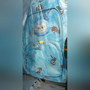 Blue LABUBU Backpack